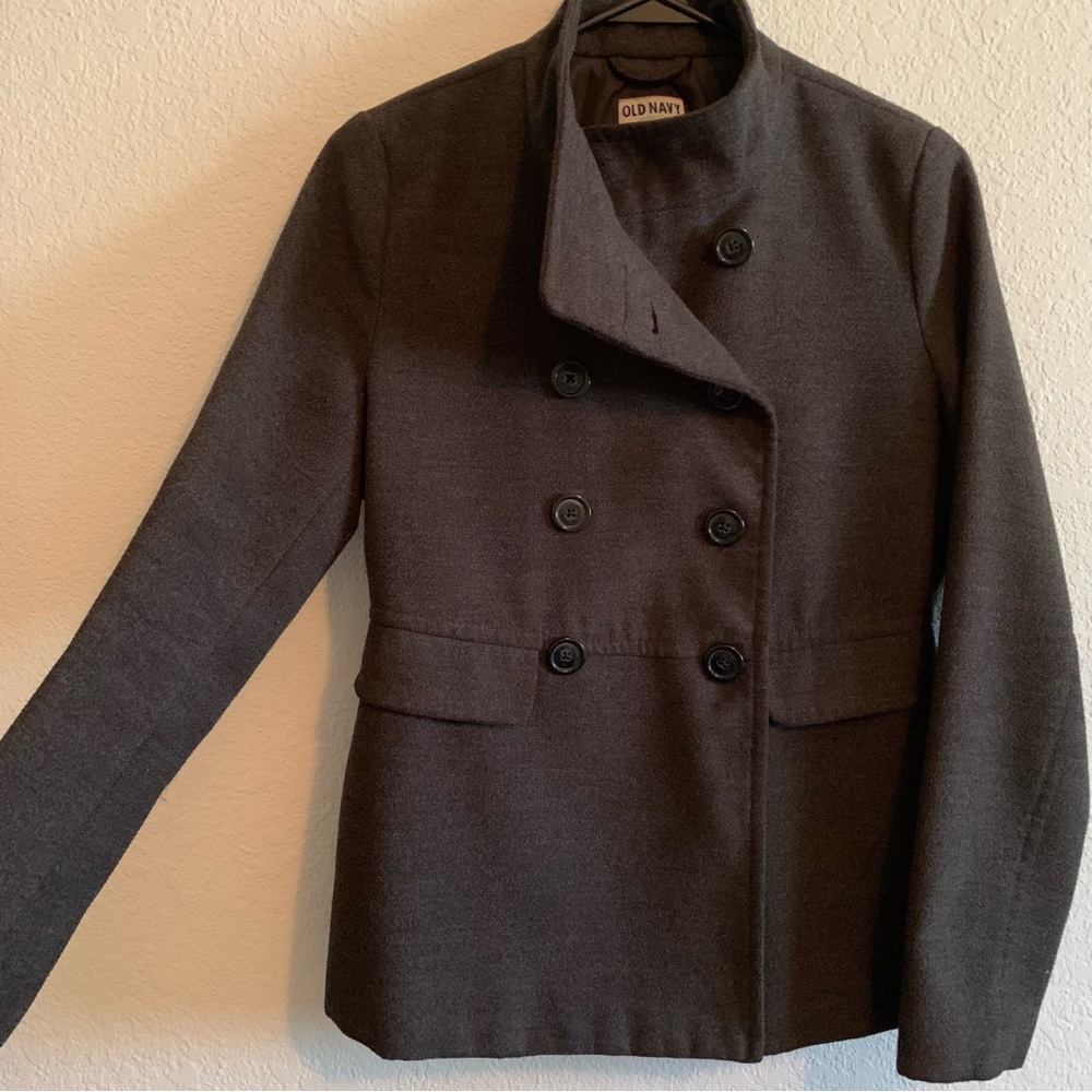 Old Navy Dark Gray Pea Coat